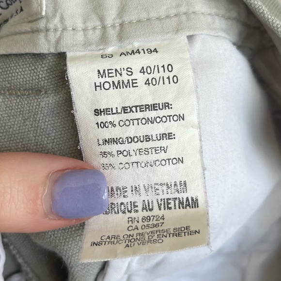 Men’s Columbia Grey Khaki Shorts - Picture 4 of 4